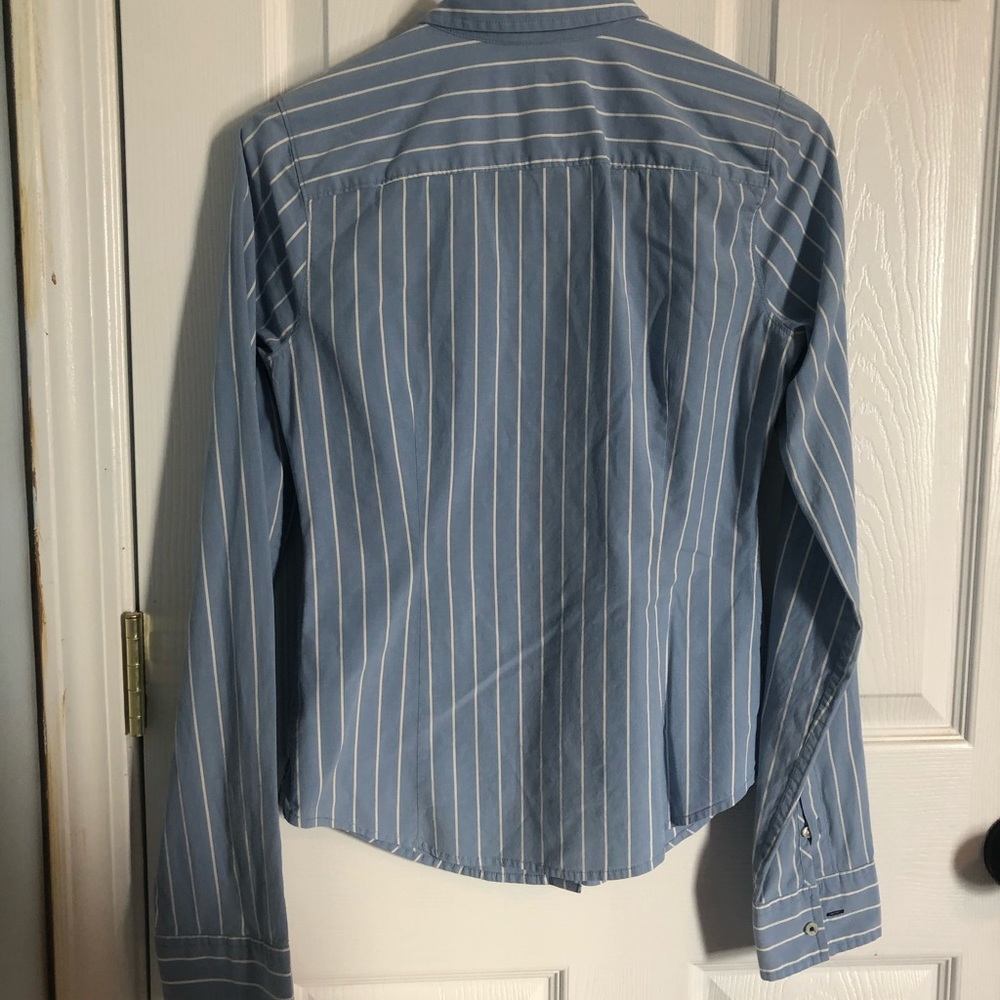 Abercrombie And Fitch A&F Button Down M Striped - image 3